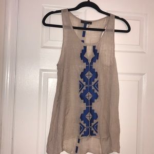 Sheer Aztec Tunic